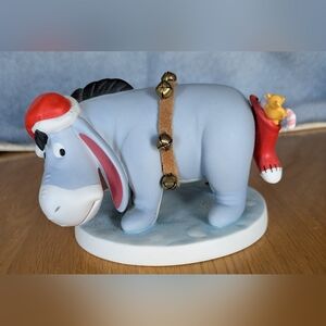 Disney's Pooh & Friends Eeyore "Tail Tidings Of Holiday Cheer" Figurine